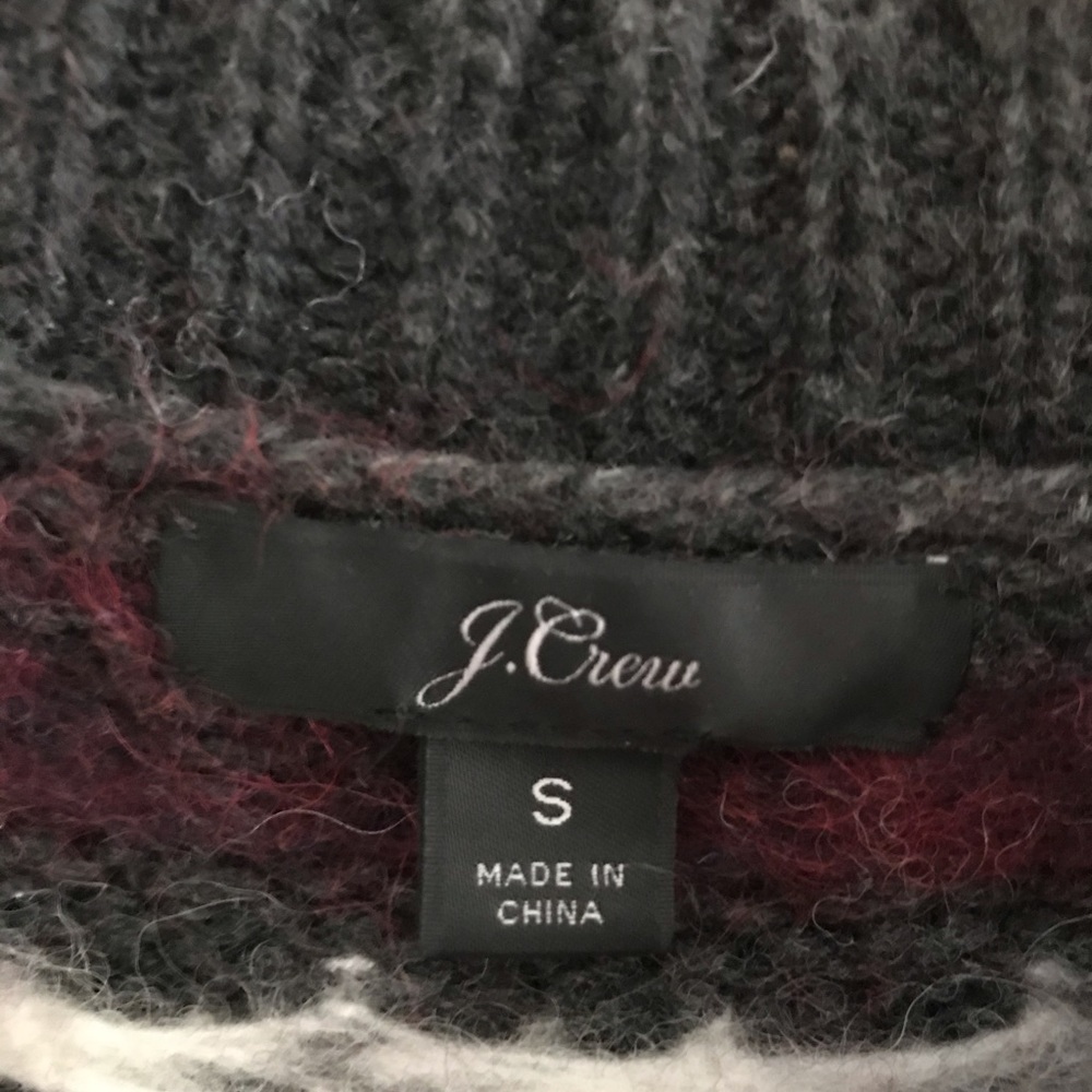 J Crew Jeweled Fair Isle crewneck sweater dress - Picture 5 of 7